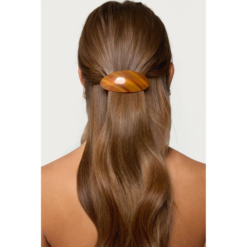 Curved Barrette Hair Clip